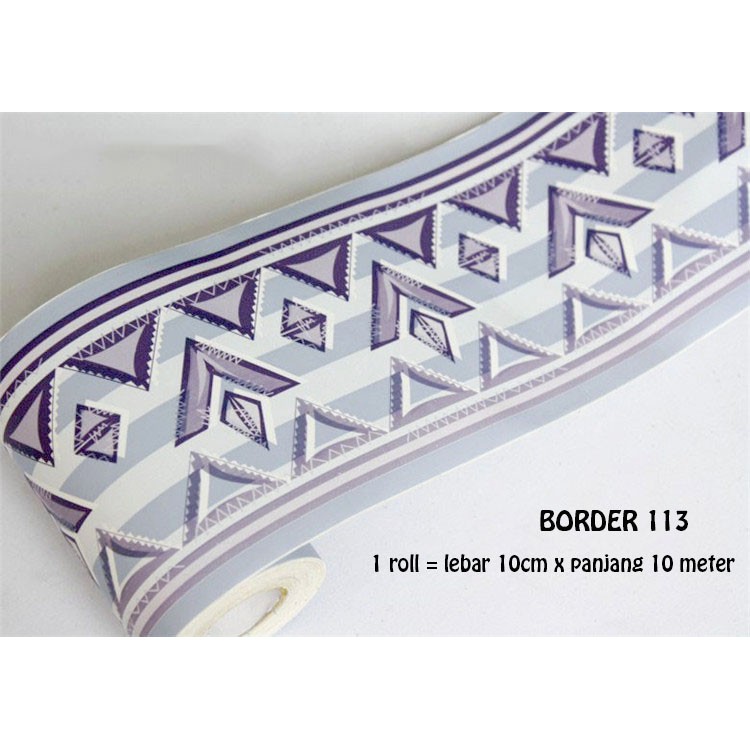 WALLPAPER LIST BORDER 113 10 METER X 10CM WALSTICKER STIKER LIST BORDER [GD]