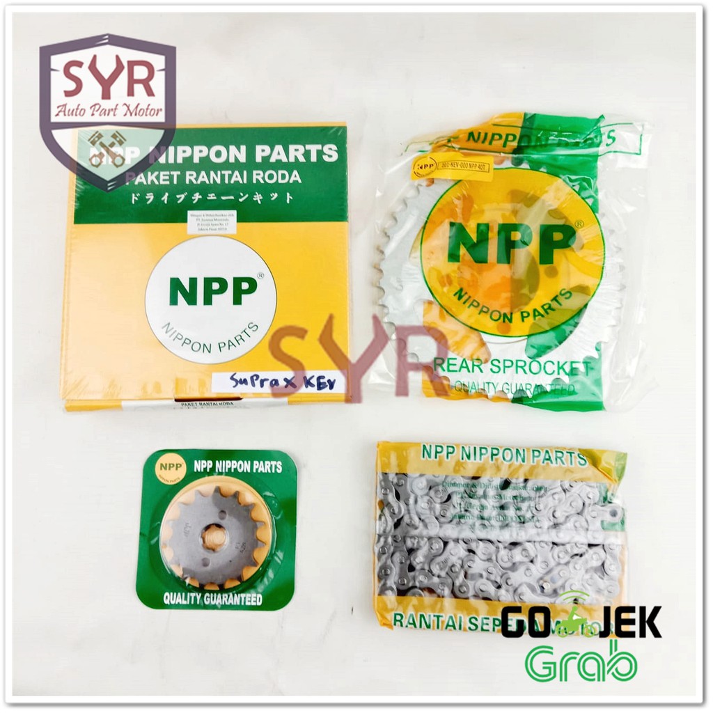 GEAR SET GEAR PAKET CHAIN KIT SUPRA SUPRA X SUPRA FIT NPP BERGARANSI 100%