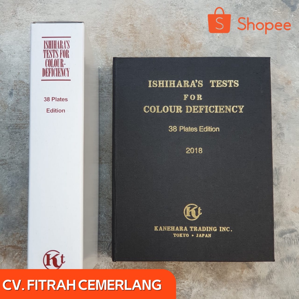 [IMPORTIR] Buku Ishihara 38 Plate Asli Original untuk Tes Buta Warna