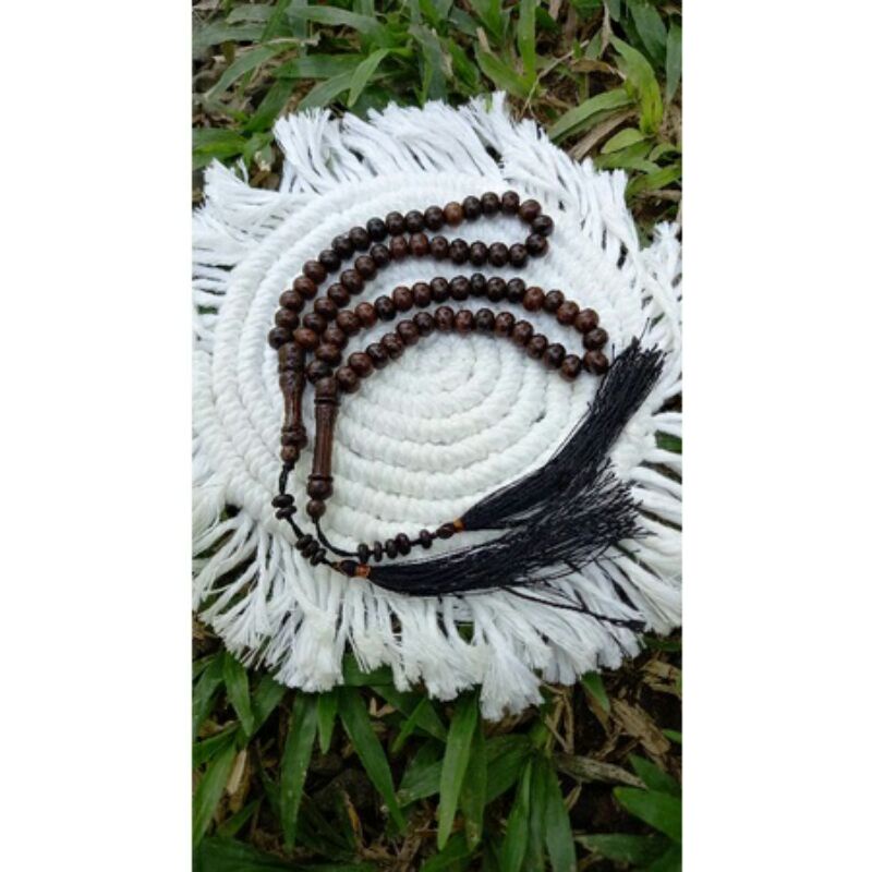 Tasbih kayu galih asem 33 butir tasbih galih asem asli tasbih galih asem super tasbih kayu galih ase