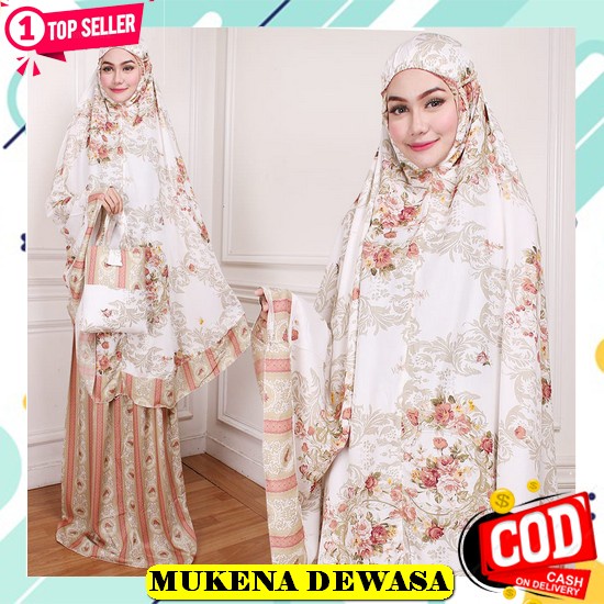 Diskon//Mukena Traveling Tileu Khadijah Bahan Jarsey Com Tile Mukena Wanita Terbaru 2022 Kekinian Vi