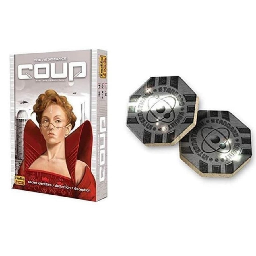 Coup Board Game Card Game Mainan Kartu The Resistance