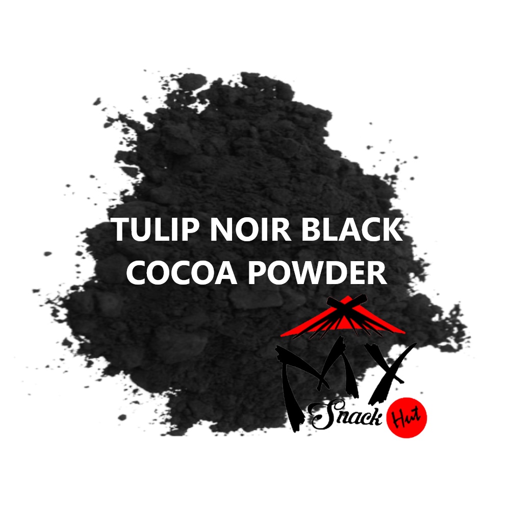 TULIP NOIR BLACK 50GR - PURE COCOA CACAO POWDER ROTI KUE NASTAR HITAM COKELAT COKLAT BUBUK NEGRO DARK HALAL