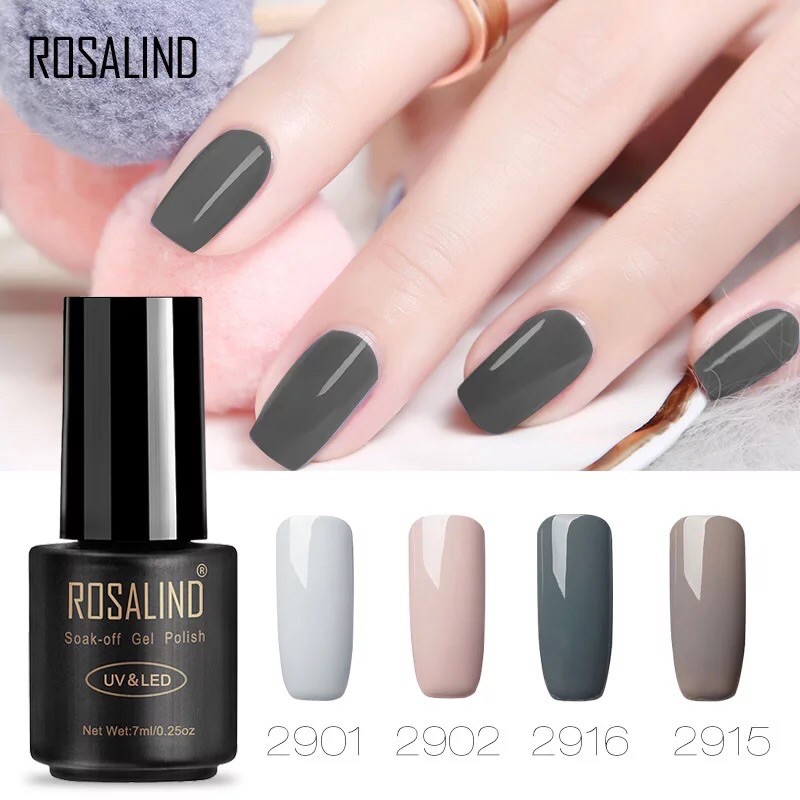 ROSALIND gray grey series rosalind kutek gel abu 7ml soak off gel polish rosalind