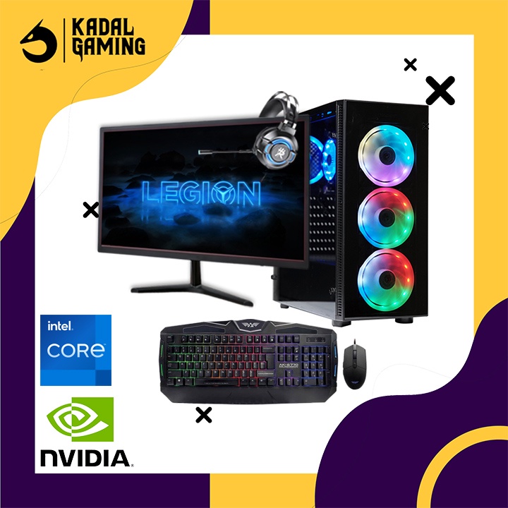 PC GAMING INTEL CORE I5 11400F VGA GTX 1050TI 32GB RAM FULLSET SIAP PAKAI EDITING RENDERING ARSISTEKTUR