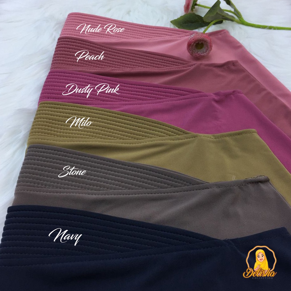 Bergo Sporty Jersey Premium Pet &amp; Non Pet Kerudung Olahraga Hijab Instant / Jilbab Olahraga Hijab