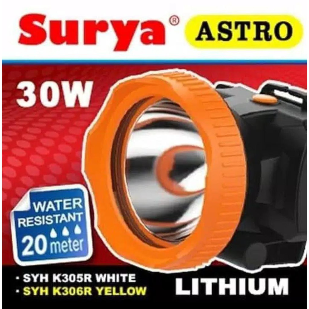 Senter Kepala Selam Surya 30Watt