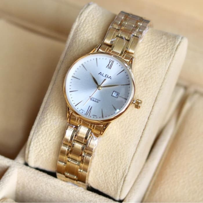 Jam Tangan Wanita Alba Date Romawi Kecil Ada 5 Warna