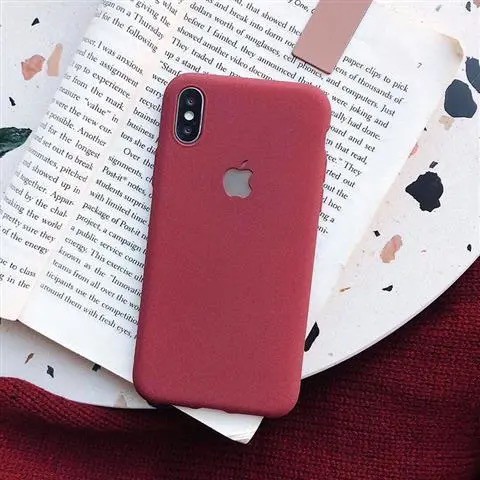 Casing Iphone 11 pro max 7 8 8plus X S MAX XR 6 6s Plus Matte Candy Color Soft TPU Case Iphone