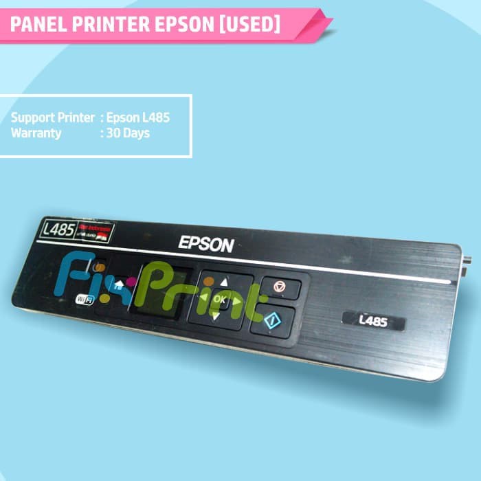 Control Panel Assembly Epson L485 Tombol Power On Off Printer L485