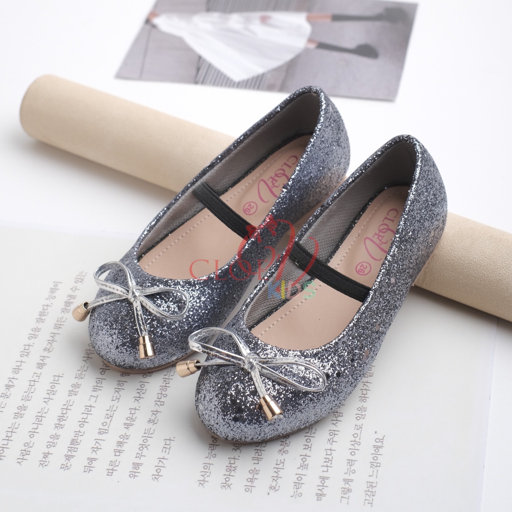 CLOEVKIDS - Chilla Size 22- 35 Flatshoes Sepatu Pesta Ballet Anak Perempuan