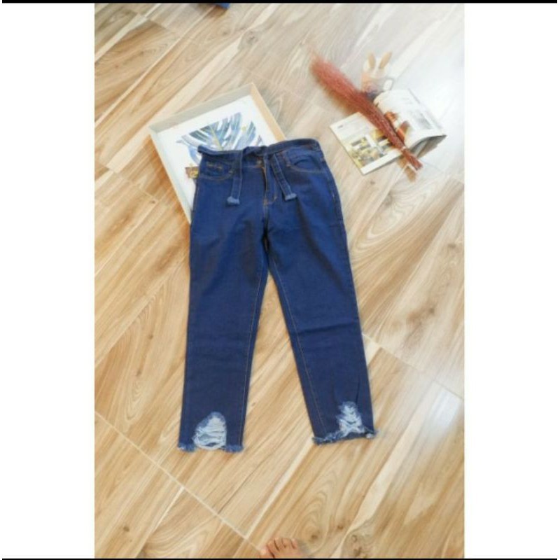 VB-CELANA WANITA JEANS BOYFRIEND TALI RAWIS MONIKA