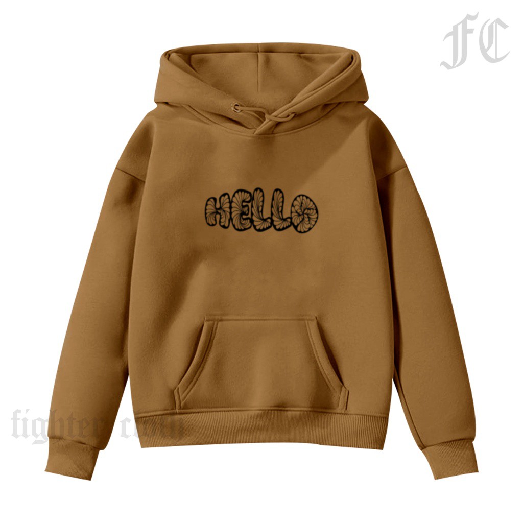 Sweater Helo Hoodie Anak Sweater Unisex Fleece Baju Anak