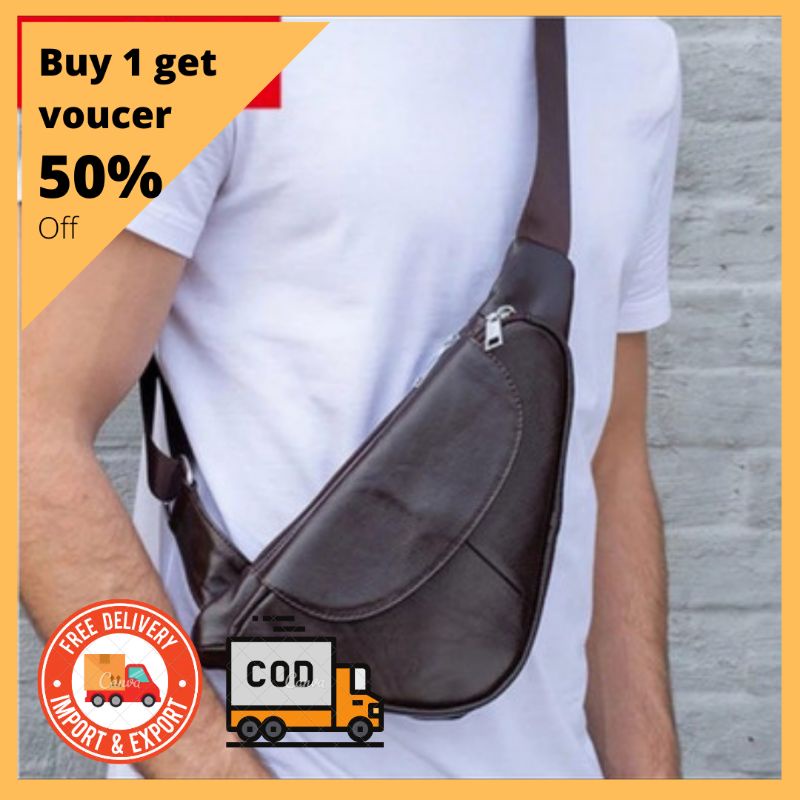 tas pinggang cowok tas slempang selempang pria kecil murah import tas selempang pria