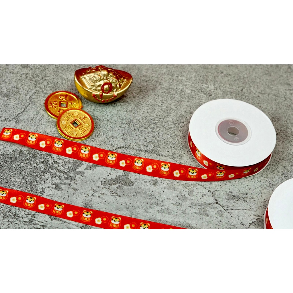 

Pita Motif Macan CNY, Pita hias Edisi Imlek Motif Macan | FA18