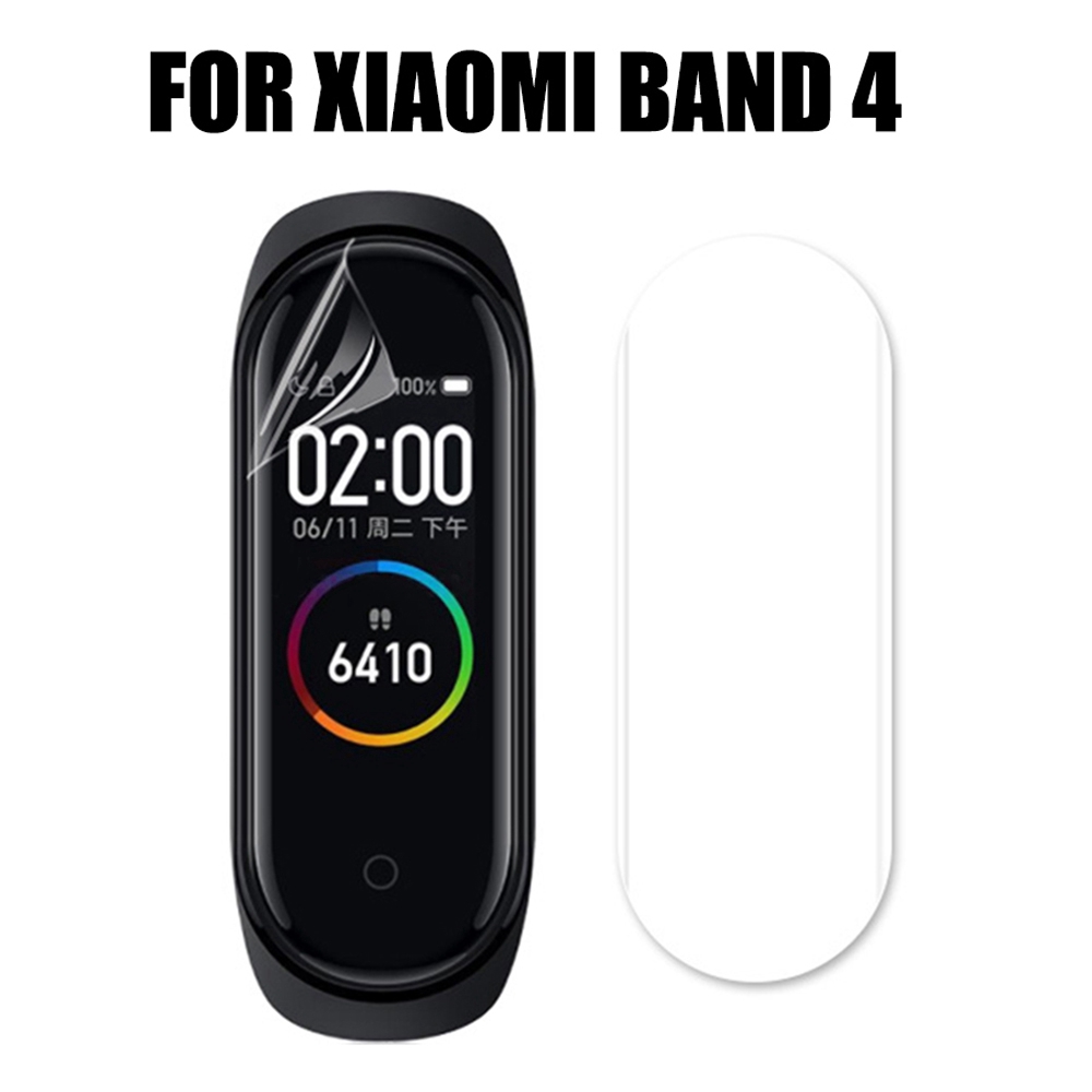 5Pcs Screen Protector Transparan Bahan TPU untuk For  Xiaomi Mi Band 4