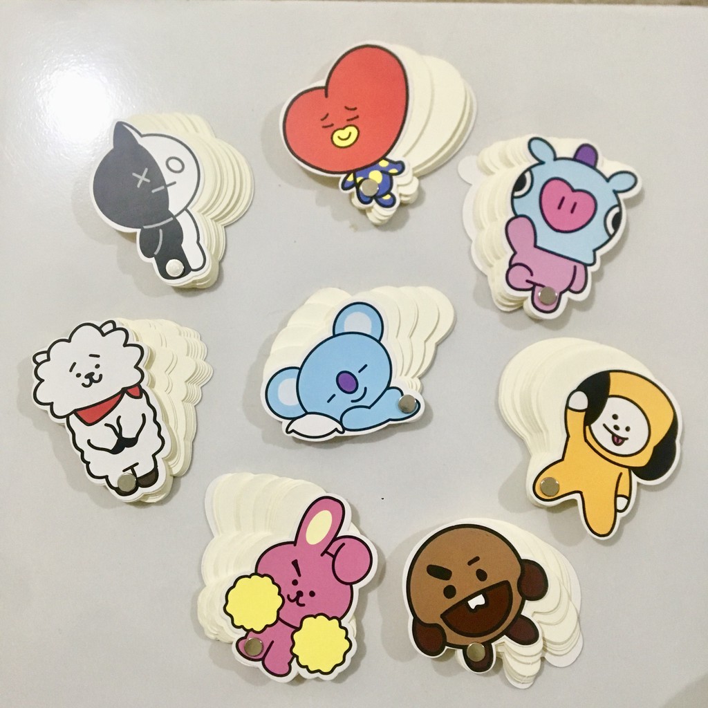 [BS] BISA COD Sticky Note Bentuk BTS BT21 KPOP Bangtan Boys Cooky Tata - KP359