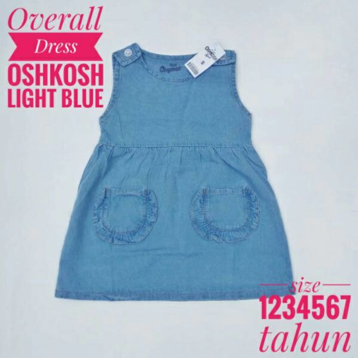 Diskon 6 7 Tahun Baju Overall Dress Jeans Anak Perempuan Oshkosh B'Gosh
