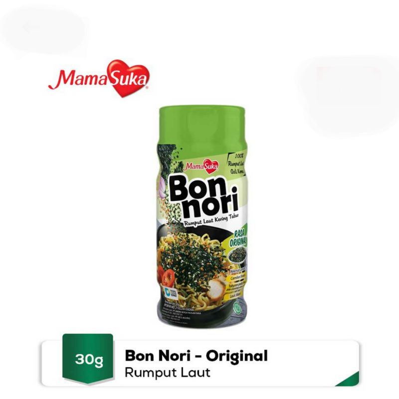 MamaSuka Bon Nori Rumput Laut Tabur Original 30g