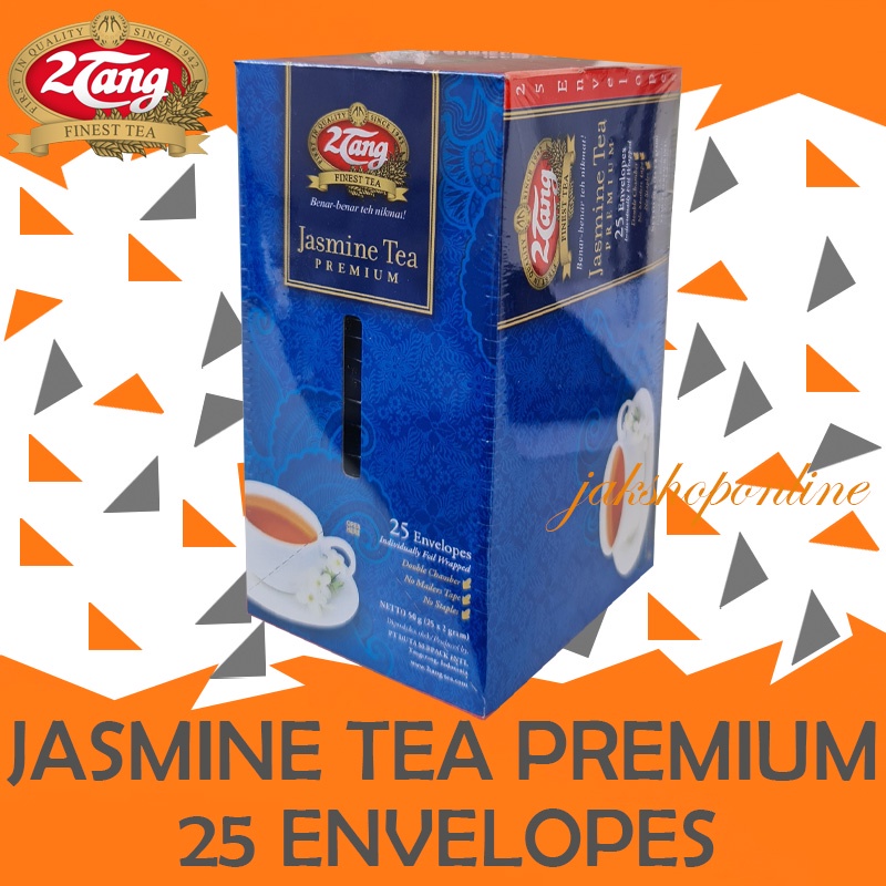 

2Tang Jasmine Tea Premium 25 Pcs Envelopes - 2 Tang Teh Melati Celup 25Pcs Amplop Envelop Envelope