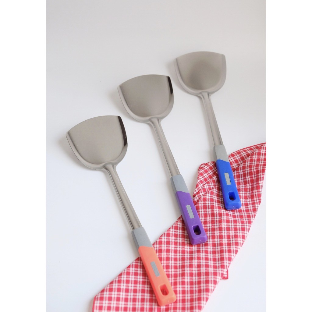 [EMD777] Spatula Stainless Steel / Sodet Sutil Murah / Penggoreng Tebel