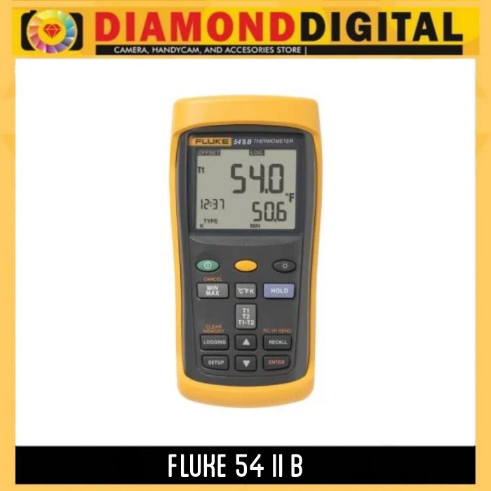 Jual Fluke 54 II B Data Logging Thermometer With Dual Input 51-II 52-II ...