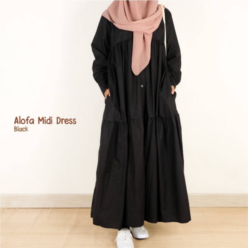GAMIS HITAM POLOS - DRESS HITAM POLOS - GAMIS PUTIH POLOS - DRESS PUTIH POLOS - GAMIS HITAM SYAR'I -