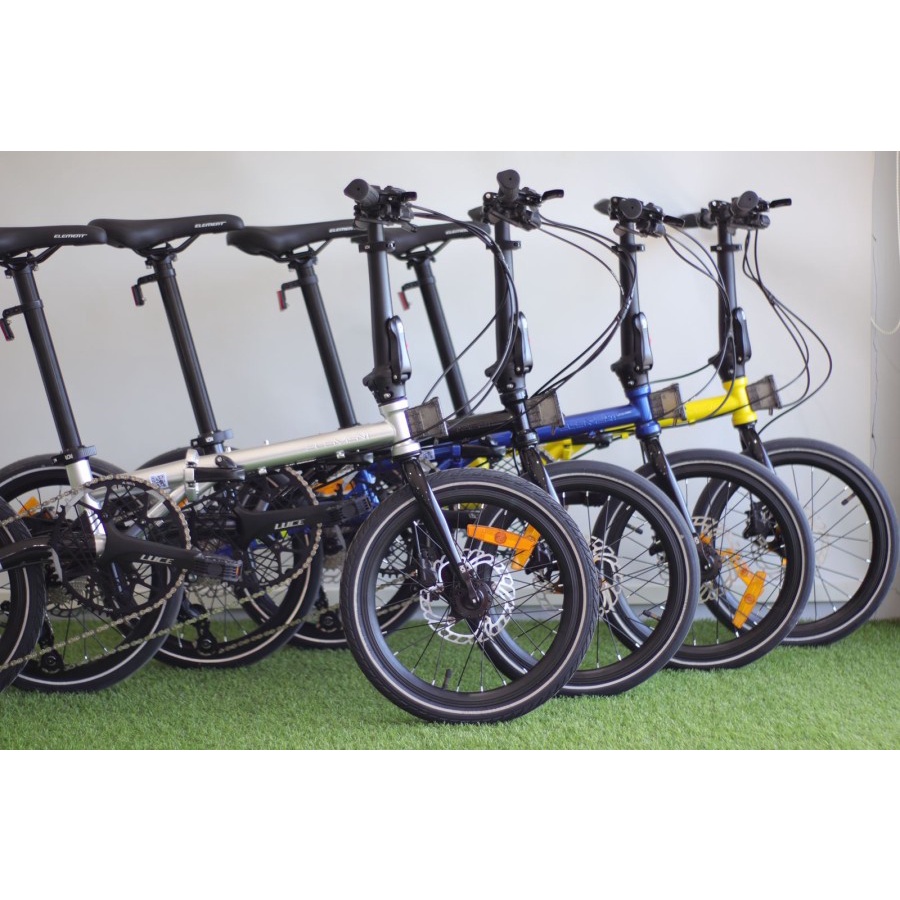 Sepeda Lipat Folding Bike Element Troy X10 X 10 speed Crank Luce Frame Chromolly Garansi Termurah Murah SNI-6