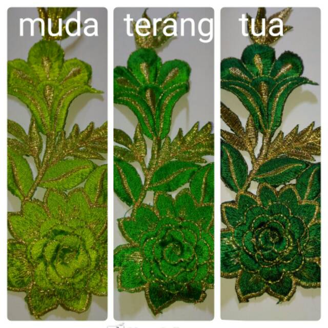 Bordir bunga aksesoris 02