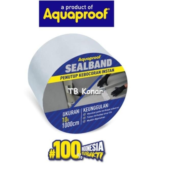 Jual SEAL BAND 5cm SEALBAND AQUAPROOF Selotip Penambal Lakban Aspal