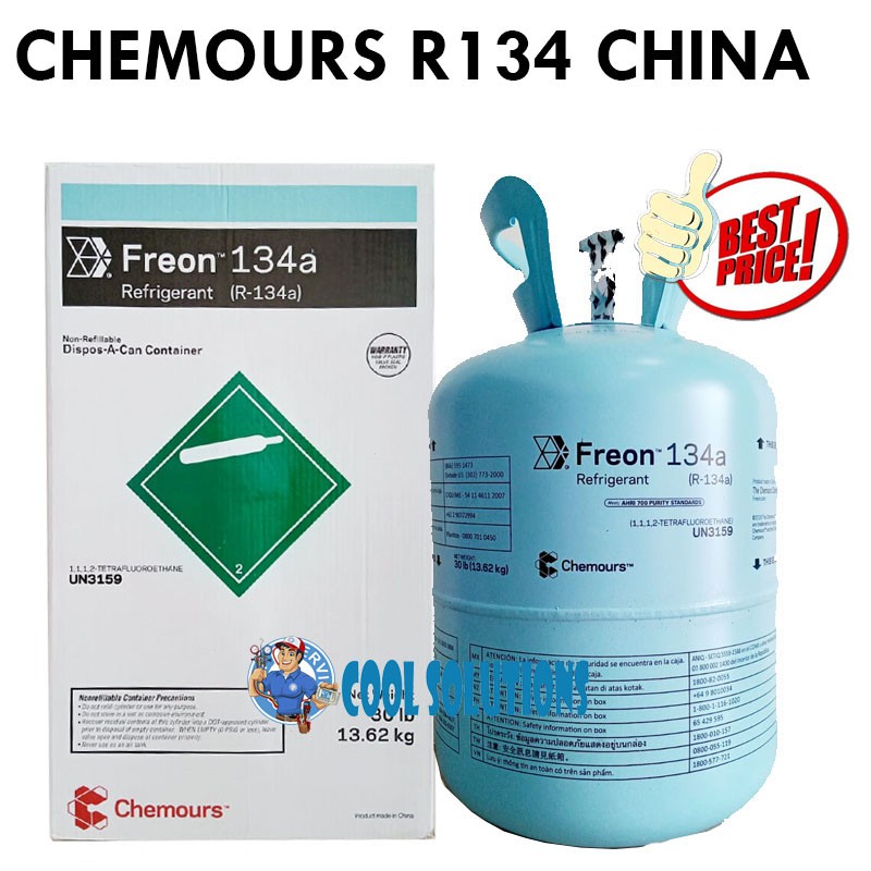 CHEMOURS FREON R134A CHINA ASLI