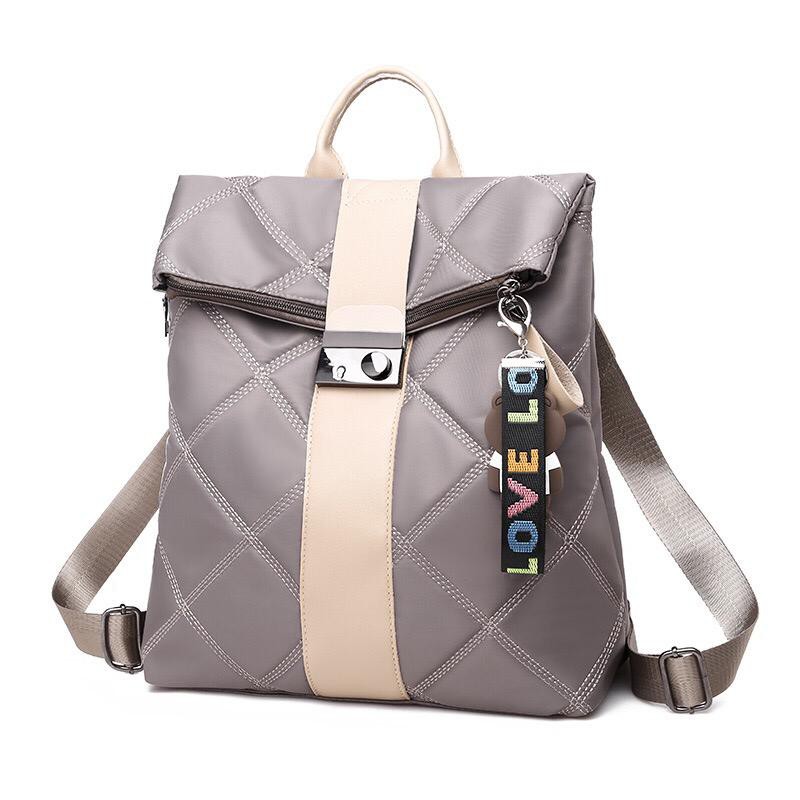 JK E7001 Y989 1KG MUAT 2PCS TAS RANSEL FASHION WANITA IMPORT BAG BACKPACK
