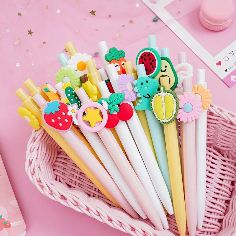 

JOURNALCARE.ID || Pulpen Mekanik Karakter Kartun Buah Pena Gel Motif Karakter Lucu Pen Cute Student Japanese