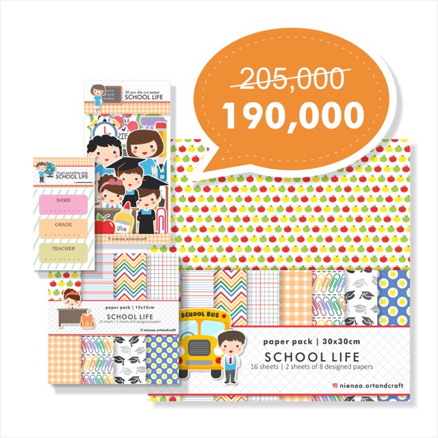 

Bundling Set School Life Collection