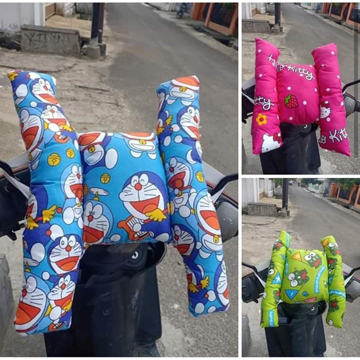 Bantal stang motor KUPU2 anak karakter MURAH RAPIH BAGUS, BISA COD