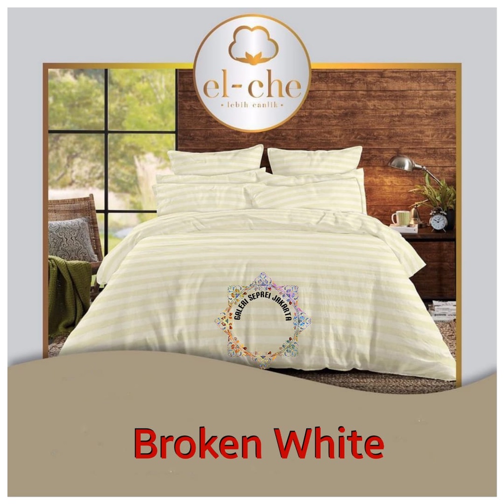 BEDCOVER SINGLE SET KATUN JEPANG PUTIH SALUR EMBOS 90X200 TINGGI 20 - 30 - 40