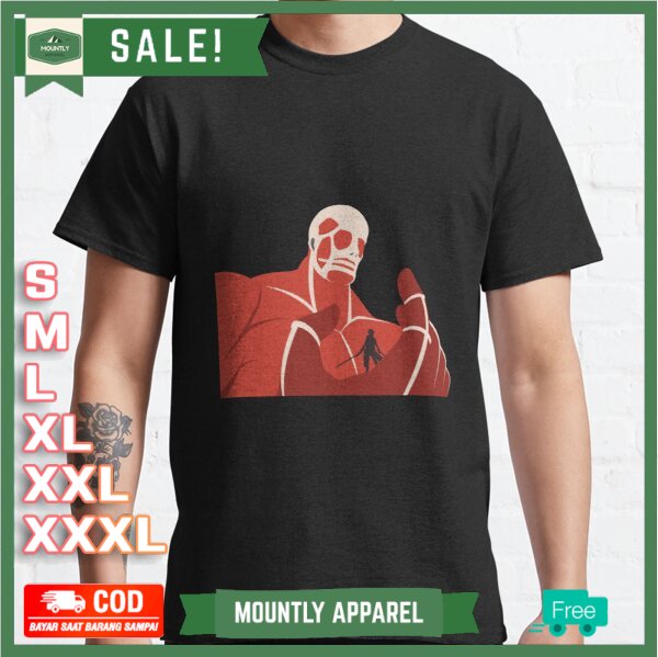 Kaos Baju AoT Eren Yaeger on Titan - Drawing T-Shirt Premium