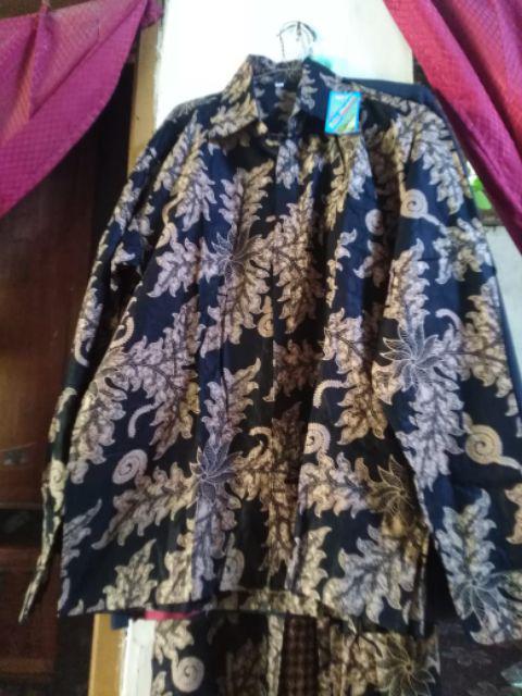 Maura Couple - Sania Ruffle Batik Couple Ori Ndoro Jowi Garansi Termurah Shopee - Batik Modern Solo