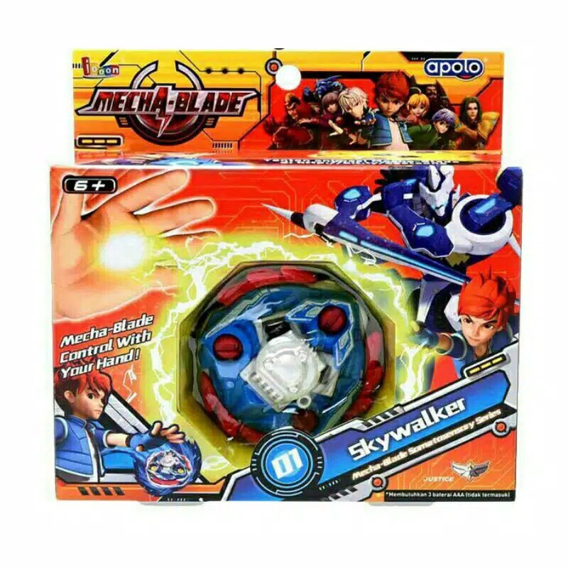 mainan Gasing Ajaib Mecha Blade control with hand  / Gasing otomatis sensor tangan murah
