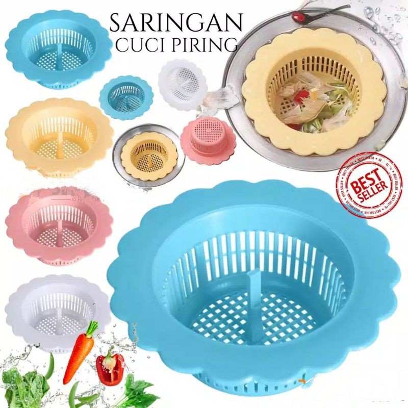 SARINGAN AFUR BAK CUCI PIRING PVC / SARINGAN WASTAFEL DAPUR / SARINGAN SINK DAPUR / SARINGAN DAPUR