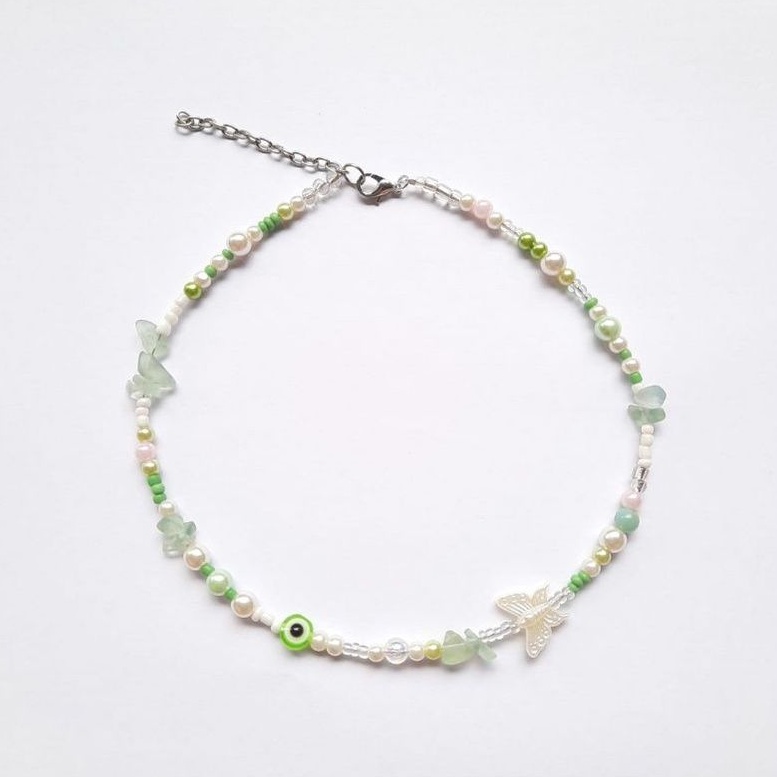 Fern Beads Necklace/Beads Necklace/Chocker Beads/Kalung Beads