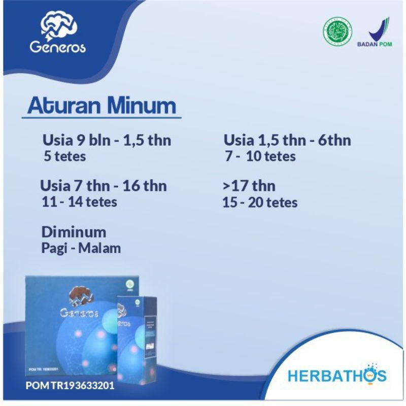 Generos Vitamin Otak Anak Speech Delay