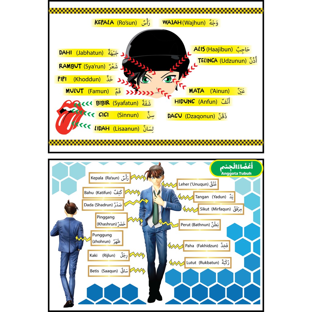 

POSTER & STIKER VYNIL WATERPROOF BAHASA ARAB ANGGOTA TUBUH