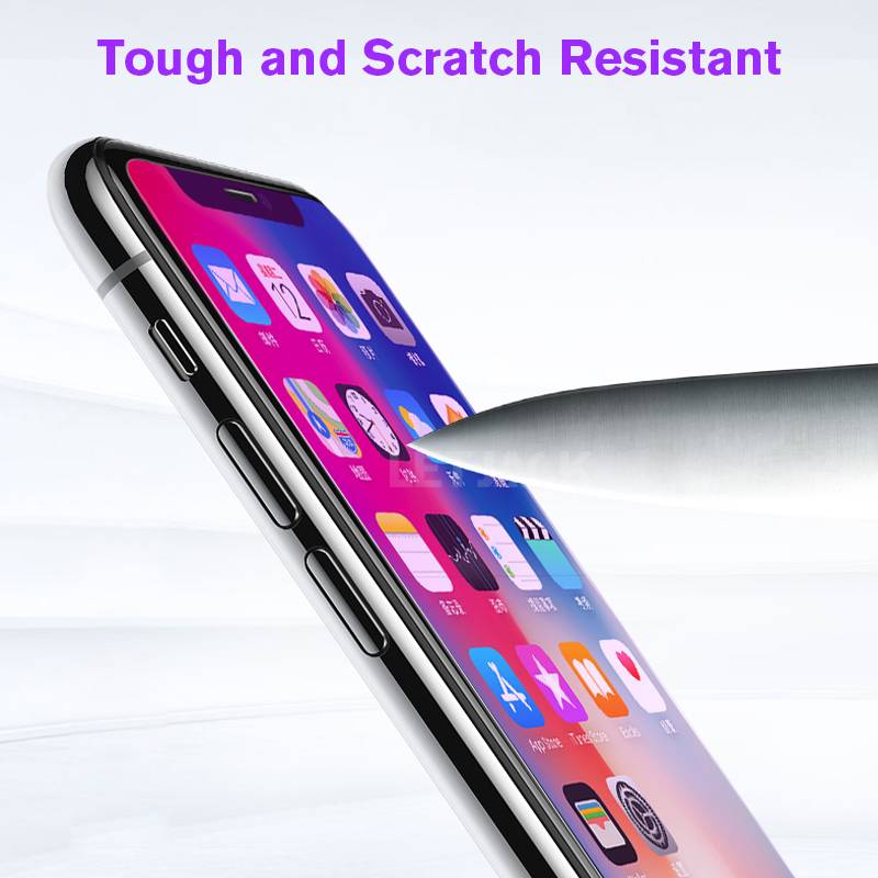 Pelindung Layar Tempered Glass 9H Anti Blue Light Untuk Apple iPhone 7 8 6 6S Plus SE 2020 2022 SE3 11 12 Pro MAX X XR XS MAX