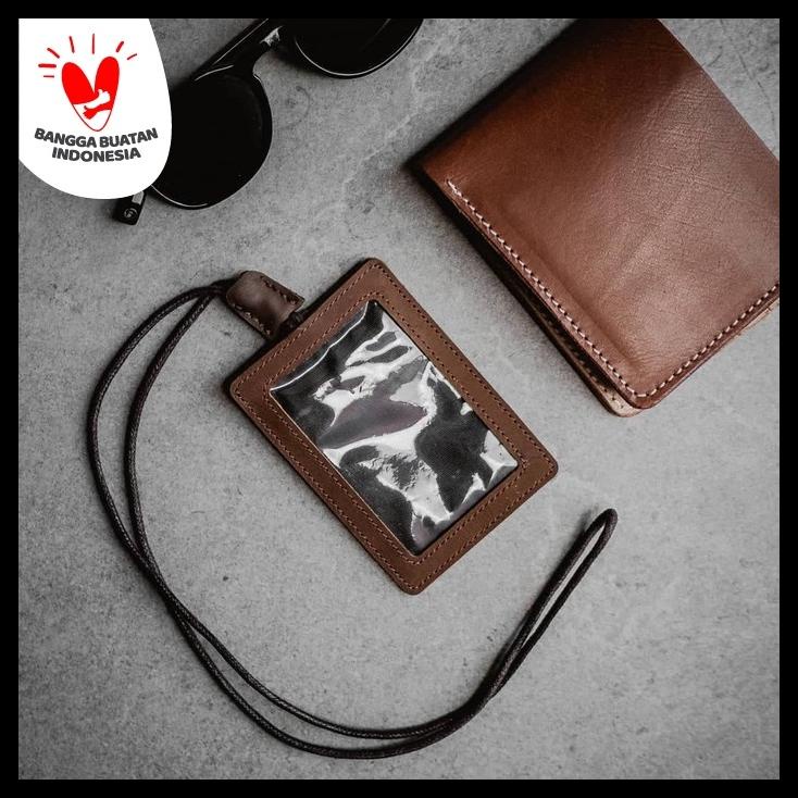 

SALE LTHRKRFT ID CARD HOLDER GENUINE LEATHER - NAMETAG KULIT ASLI SALE