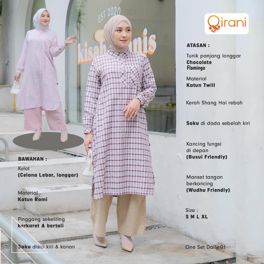QIRANI One Set Daily Muslim Casual
