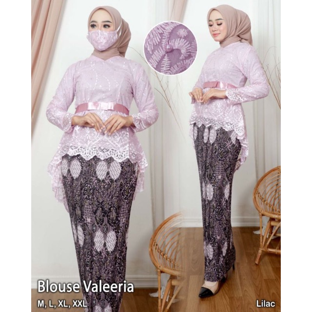 KEBAYA ORIGINAL//KEBAYA MODERN//KEBAYA VALEERIA-AURORA TULLE//Kode ADK