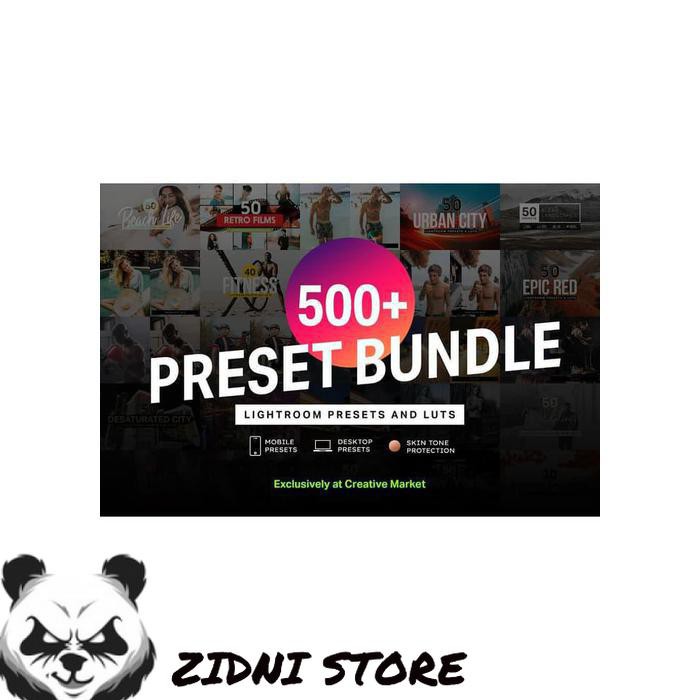 SOFTWARE APLIKASI SWA624 MAC APPS 500 ADOBE LIGHTROOM PRESETS LUTS BUNDLE