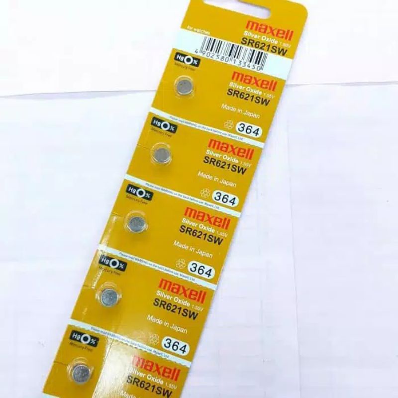 baterai jam tangan maxell 364 SR621SW original baterai jam tangan