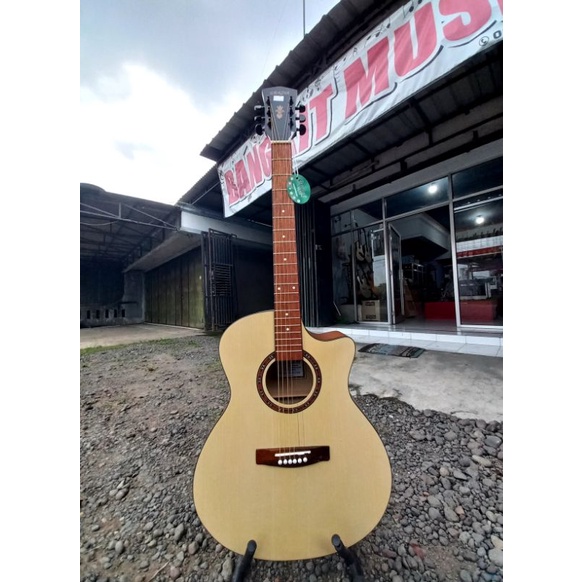 GITAR ORIGINAL GRAZIA MODEL TM 05 N GITAR AKUSTIK ELEKTRIK ORIGINAL